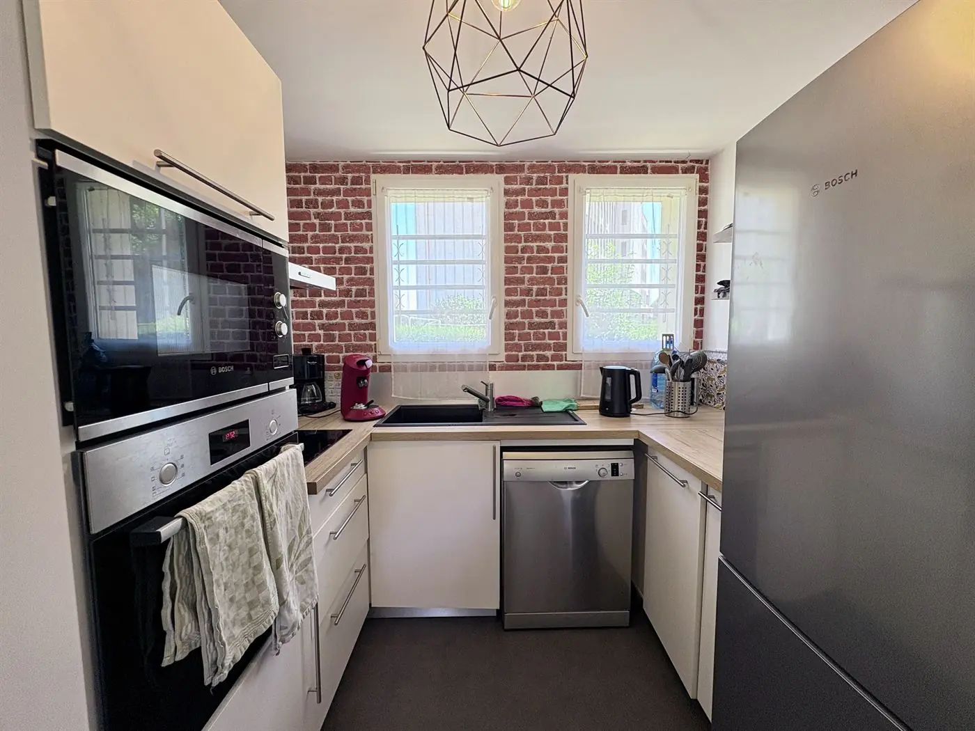 Cuisine équipée de la maison des parents