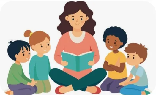 La conteuse auprès des enfants hospitalisés